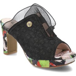 Schwarze Flip-Flops Laura Vita Elegante Damenschuhe