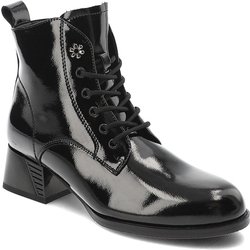 Schwarze Stiefeletten S.Barski Gefütterte Damenschuhe