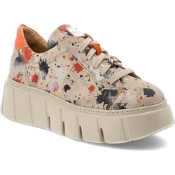 Orange Sneakers Maciejka Plateauschuhe