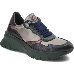 Graue Sneakers Hispanitas Sportliche Damenschuhe