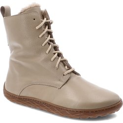 Beige Stiefeletten Wasak Echtlederschuhe