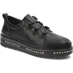 Schwarze Halbschuhe S.Barski Flache Schuhe