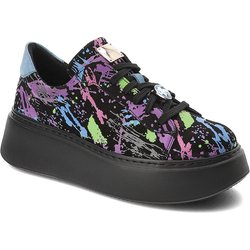 Lila Sneakers Maciejka Plateauschuhe