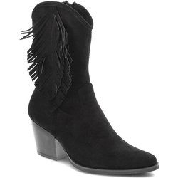 Schwarze Cowboystiefel S.Barski Elegante Stiefeletten