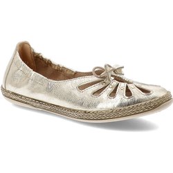 Goldene Ballerinas Armodo Echtlederschuhe
