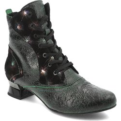 Grüne Schnürschuhe Armodo Modische Damenschuhe