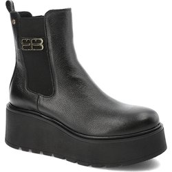 Schwarze Stiefeletten Armodo Reißverschluss-Schuhe