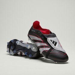 Predator Obsidian Strike Fold-Over Tongue Firm Ground/Multi Ground Fußballschuh