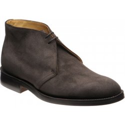 Barker Sandwell rubber-soled Chukka boots in Dark Brown Suede