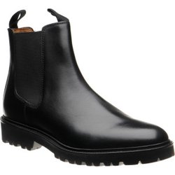 Barker Camborne rubber-soled Chelsea boots in Black Calf