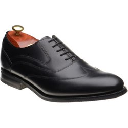 Barker Oldbury rubber-soled brogues in Black Calf