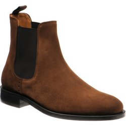Wildsmith Model 170 rubber-soled Chelsea boots in Tobacco Suede