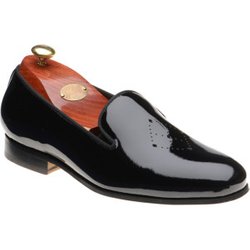 Wildsmith Model 2 house shoes in Black Patent