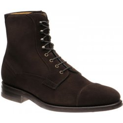 Carlos Santos 9654 rubber-soled boots in Brown Suede