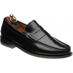 Herring Lucca II hybrid-soled loafers in Black Polished