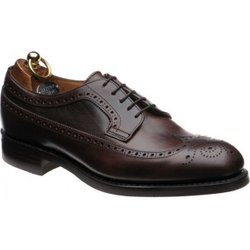 Herring Kirkoswold rubber-soled brogues in Brown waxy