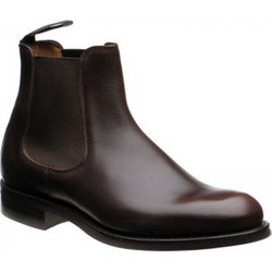 Herring Kirkby R rubber-soled Chelsea boots in Brown Waxy Calf