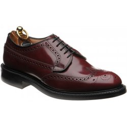 Herring Canning II rubber-soled rubber-soled brogues in Burgundy Polished