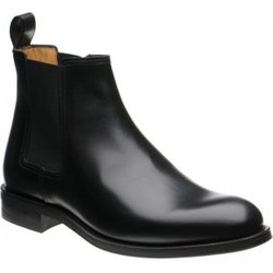 Herring Chichester rubber-soled Chelsea boots in Black Calf