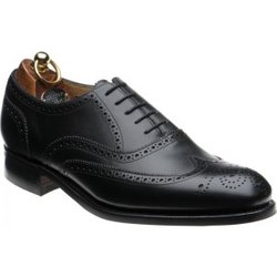 Herring Carnaby rubber-soled rubber-soled brogues in Black Calf