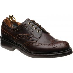 Herring Burford R rubber-soled brogues in Whisky Kudu