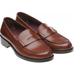 Herring Sophia ladies hybrid-soled loafers in Light Brown Calf