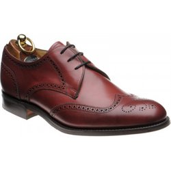 Herring Calne rubber-soled brogues in Cherry Calf