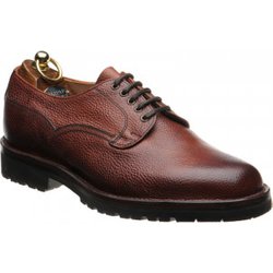 Herring Wasdale II rubber-soled Derby shoes in Mahogany Grain