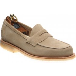 Herring Cannes rubber-soled loafers in Sand Suede