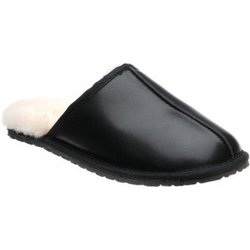 Herring Logan rubber-soled slippers in Black