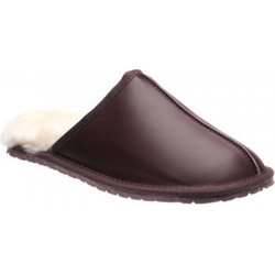 Herring Logan rubber-soled slippers in Burgundy