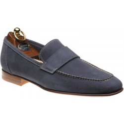 Herring Bridport hybrid-soled loafers in Grey Suede