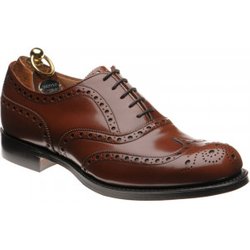 Herring Birchwood brogues in Santalum Brown Polished