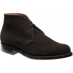 Herring Herald rubber-soled Chukka boots in Bitter Choc Suede