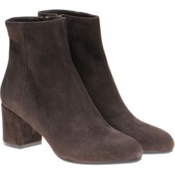 Herring Trasimeno ladies rubber-soled boots in Brown Suede
