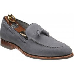 Herring Guildford hybrid-soled tasselled loafers in Pebble Grey