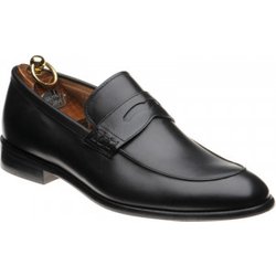 Herring Edmonton II hybrid-soled loafers in Black Calf