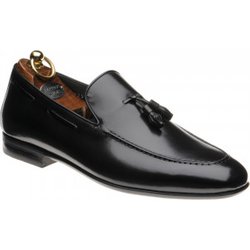 Herring Andalusia rubber-soled tasselled loafers in Black Calf