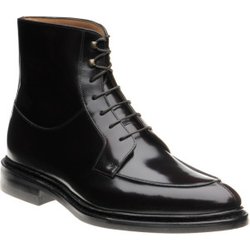 Herring Brienz rubber-soled boots in Burgundy Polished