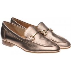 Herring Scarlette ladies rubber-soled loafers in Gold