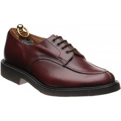Herring Kilsby X Trickers rubber-soled Derby shoes in Burgundy Cutter