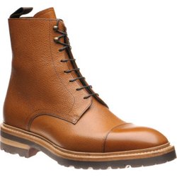 Herring Grantham Rubber rubber-soled boots in Tan Grain