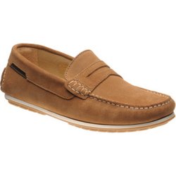 Herring Sardinia rubber-soled loafers in Cognac Suede