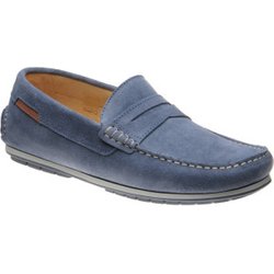 Herring Sardinia rubber-soled loafers in Jeans Suede