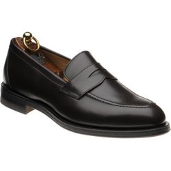 Herring Dunham II Rubber rubber-soled loafers in Dark Brown Calf
