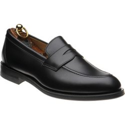 Herring Dunham II Rubber rubber-soled loafers in Black Calf