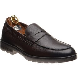 Herring Georgio rubber-soled loafers in Brown Grain
