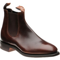RM Williams Comfort Craftsman rubber-soled Chelsea boots in Mid Brown Calf