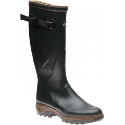 Aigle Parcours 2 Vario rubber-soled boots in Green and Bronze