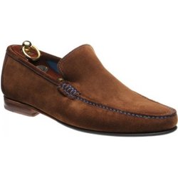 Loake Nicholson hybrid-soled loafers in Polo Suede